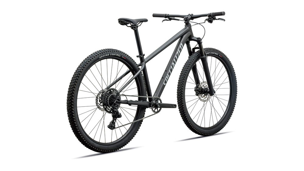 Specialized Rockhopper Sport Hardtail Mountain Bike in Satin Metallic Obsidian | 2027