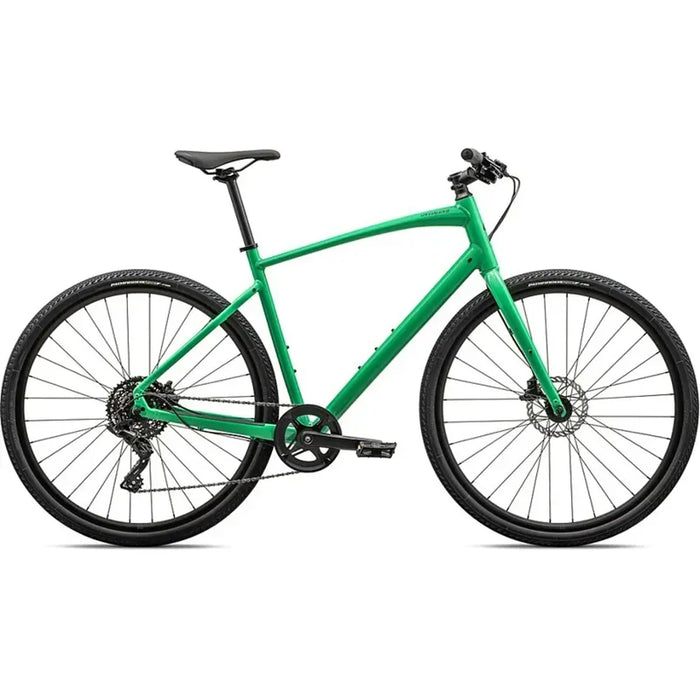 2024 Specialized Sirrus X 2.0 Hybrid Bike in Electric Green/Smoke