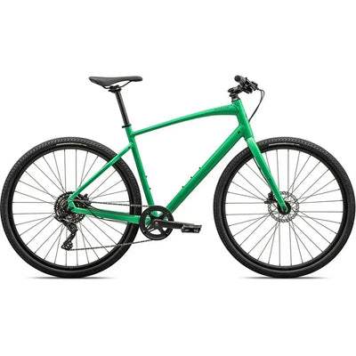 2024 Specialized Sirrus X 2.0 Hybrid Bike in Electric Green/Smoke