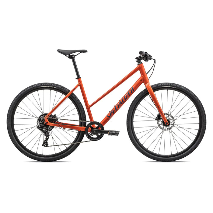 2023 Specialized Sirrus X 2.0 Step-Through Hybrid Bike in Orange