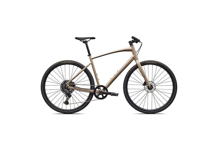 2026 Specialized Sirrus X 3.0 Hybrid Bike in Gloss Sandstone Metallic