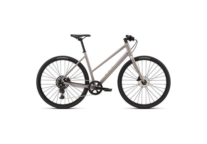 2026 Specialized Sirrus X 2.0 Step-Through Hybrid Bike in Gloss Desert Metallic