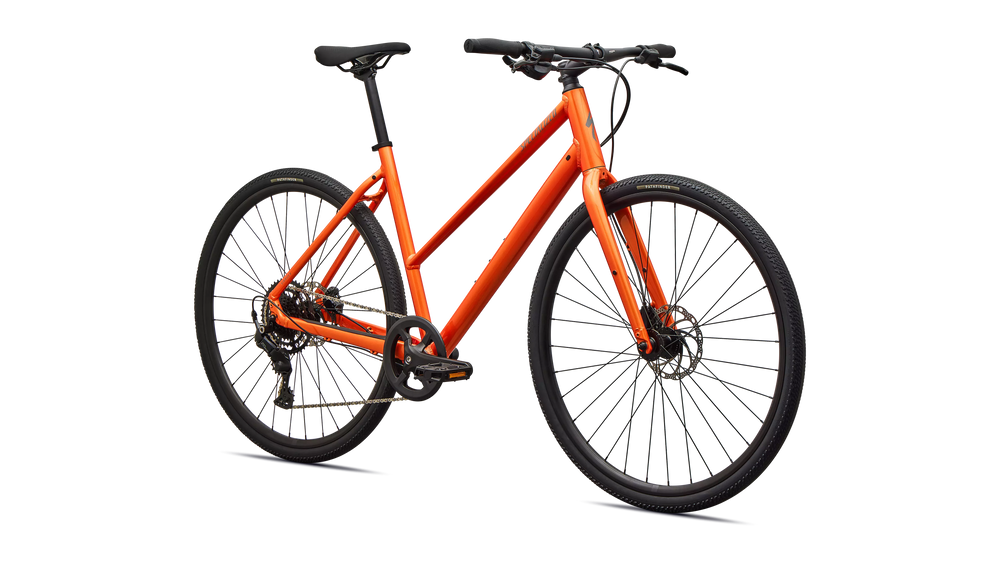 2027 Specialized Sirrus X 2.0 Step-Through Hybrid Bike in Orange