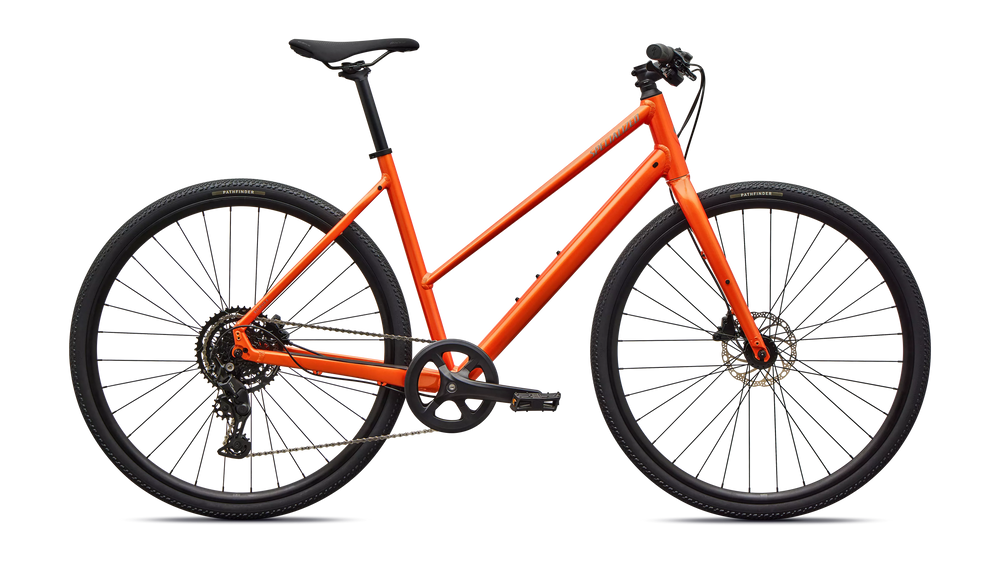 2027 Specialized Sirrus X 2.0 Step-Through Hybrid Bike in Orange
