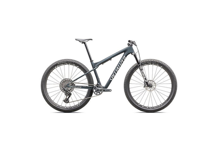 2026 Specialized Epic World Cup Expert Full Suspension Mountain Bike in Satin Metallic Deep Lake