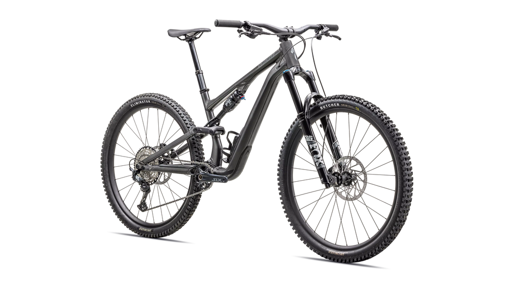 2025 Specialized Stumpjumper 15 Comp Alloy Full Suspension Mountain Bike in Gloss Smoke