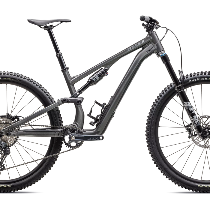 2025 Specialized Stumpjumper 15 Comp Alloy Full Suspension Mountain Bike in Gloss Smoke