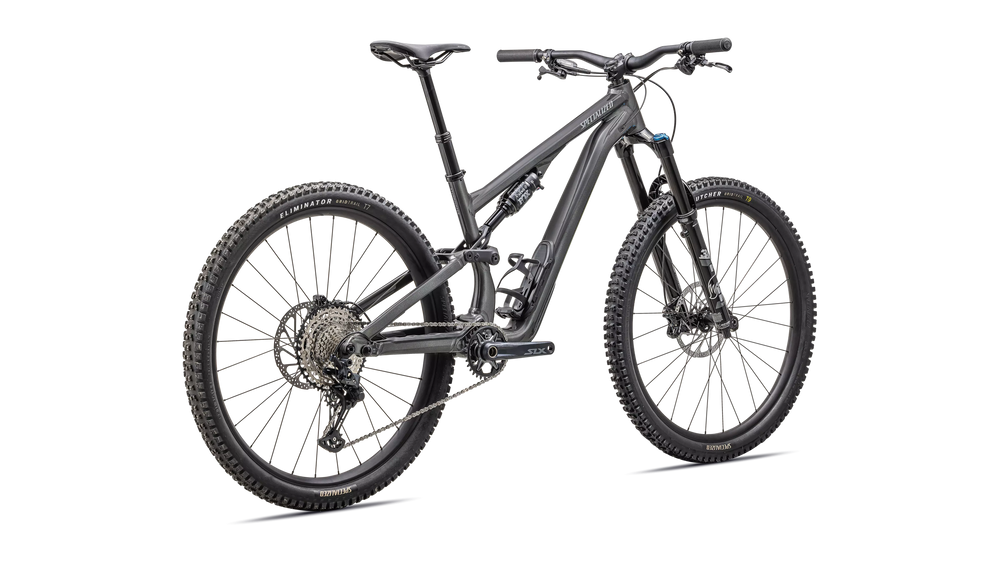 2025 Specialized Stumpjumper 15 Comp Alloy Full Suspension Mountain Bike in Gloss Smoke