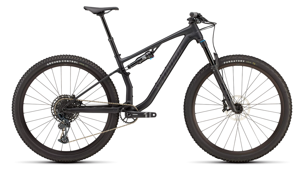 2025 Specialized Chisel Comp EVO Alloy Full-Suspension Mountain Bike in Satin Black