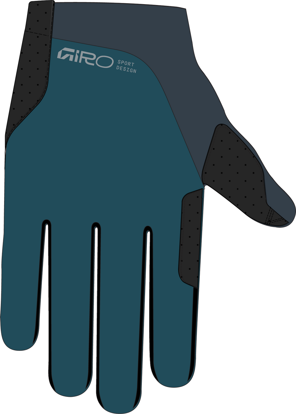2026 GIRO Trixter Youth Men's Mountain Bike Gloves in Peacock
