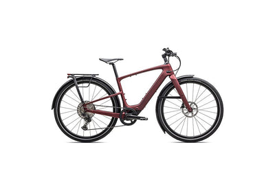2026 Specialized Turbo Vado SL 2 6.0 EQ Carbon Electric Hybrid Bike in Satin Red Sky