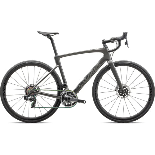 2024 Specialized S-Works Roubaix SL8 Red eTAP AXS Road Bike in Smoke
