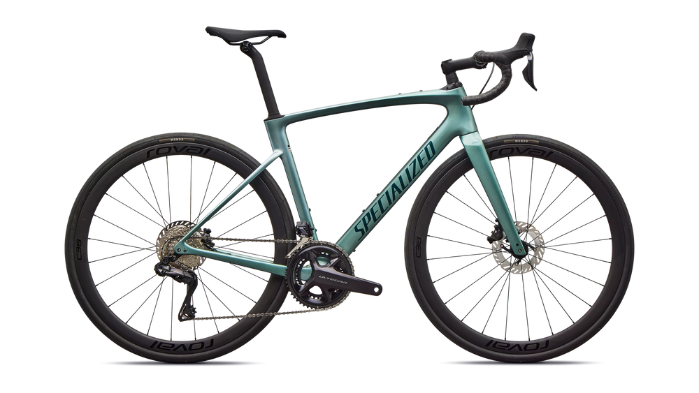 2026 Specialized Roubaix SL8 Expert Carbon Road Bike in Gloss Fjord Metallic