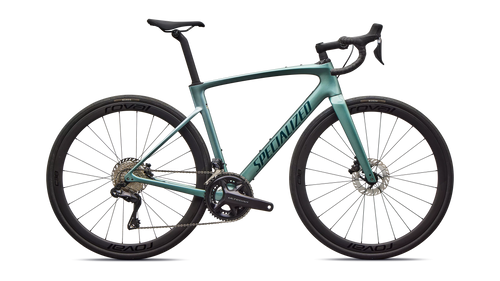2026 Specialized Roubaix SL8 Expert Carbon Road Bike in Gloss Fjord Metallic