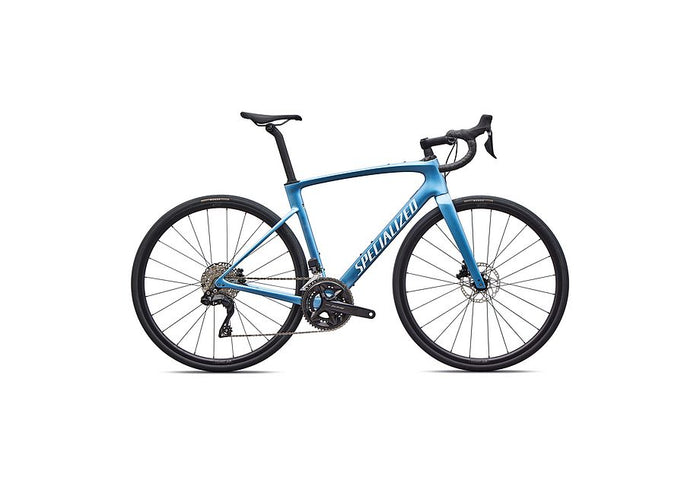 2026 Specialized Roubaix SL8 Comp - Shimano 105 Di2 Road Bike in Gloss Glacial Metallic