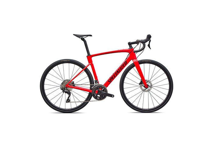 2026 Specialized Roubaix SL8 Sport - Shimano 105 Road Bike in Gloss Vivid Red