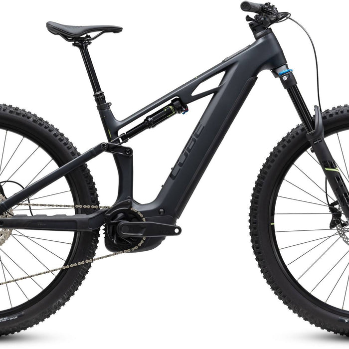 Cube Stereo Hybrid ONE44 HPC Race 800 Electric Mountain Bike - Coal/Green 2027