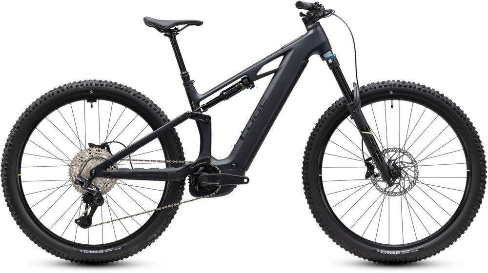 Cube Stereo Hybrid ONE44 HPC Race 800 Electric Mountain Bike - Coal/Green 2027