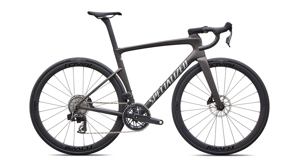 Specialized Tarmac SL9 Expert AXS Carbon Road Bike in Satin Warm Smoke Metallic | 2027