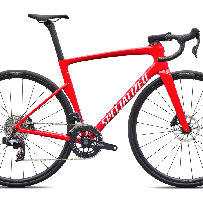Specialized Tarmac SL9 Comp AXS Carbon Road Bike in Gloss Vivid Red | 2027