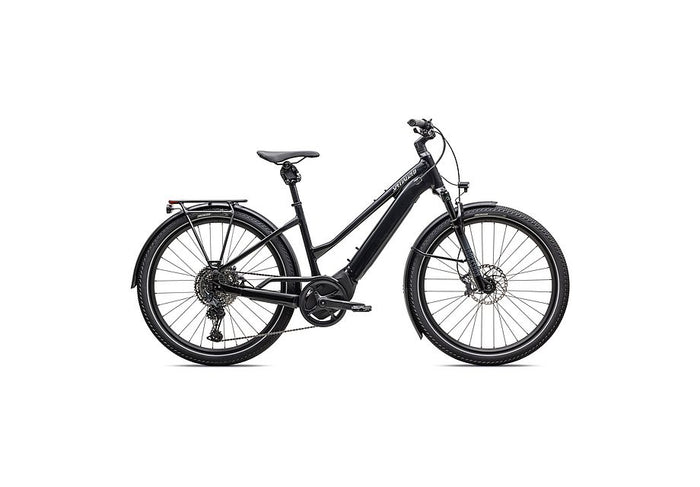 2026 Specialized Turbo Vado 5.0 Step-Through Electric Hybrid Bike in Gloss Castblack