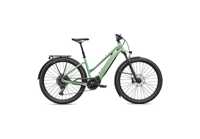 2026 Specialized Turbo Tero 5.0 EQ Step-Through Electric Mountain Bike in Gloss Pistachio
