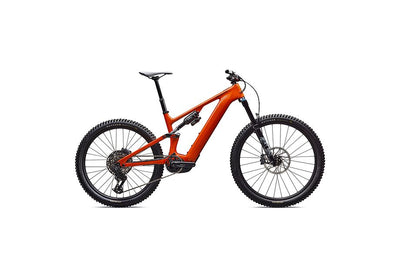 2026 Specialized Turbo Levo 4 Comp Electric Mountain Bike in Gloss Orange Tint Over Silver Dust
