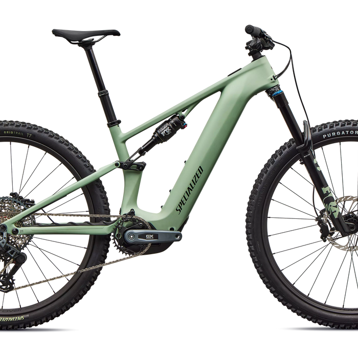 2026 Specialized Turbo Levo R 4 Expert Electric Mountain Bike in Satin Pistachio