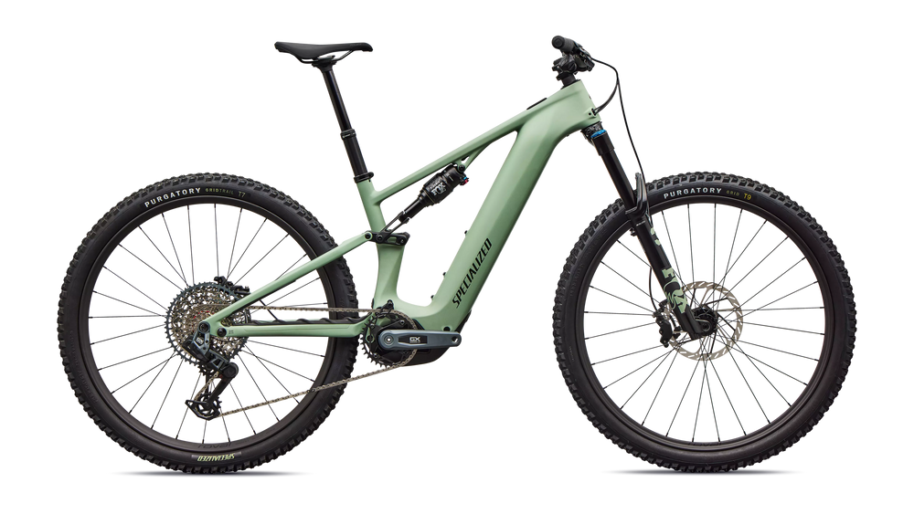 2026 Specialized Turbo Levo R 4 Expert Electric Mountain Bike in Satin Pistachio