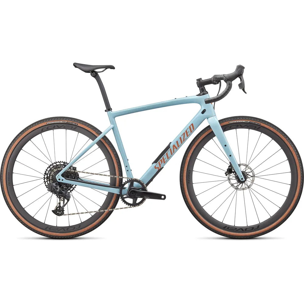 Specialized Diverge Expert Rival AXS Carbon Gravel Bike in Blue