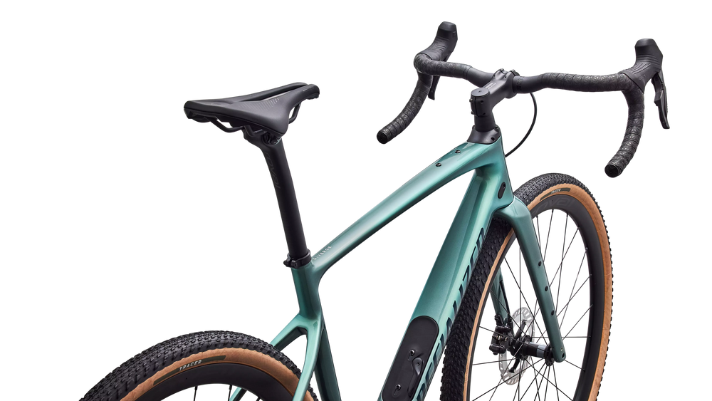 2026 Specialized Diverge 4 Expert Shimano GRX Di2 Carbon Gravel Bike in Fjord Metallic