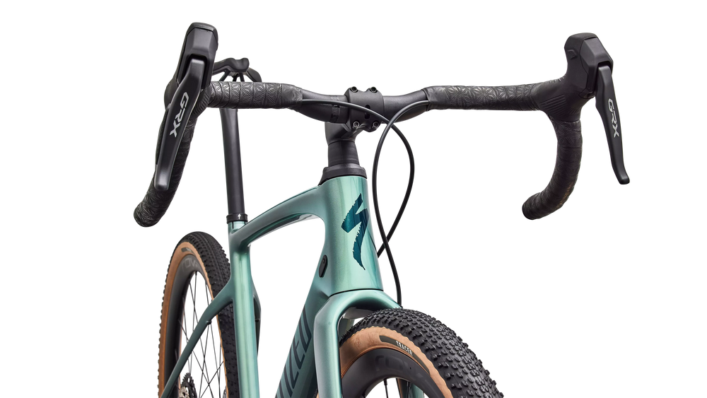 2026 Specialized Diverge 4 Expert Shimano GRX Di2 Carbon Gravel Bike in Fjord Metallic