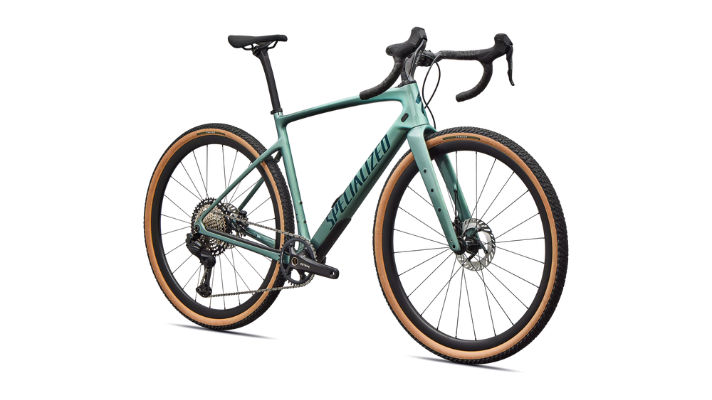 2026 Specialized Diverge 4 Expert Shimano GRX Di2 Carbon Gravel Bike in Fjord Metallic