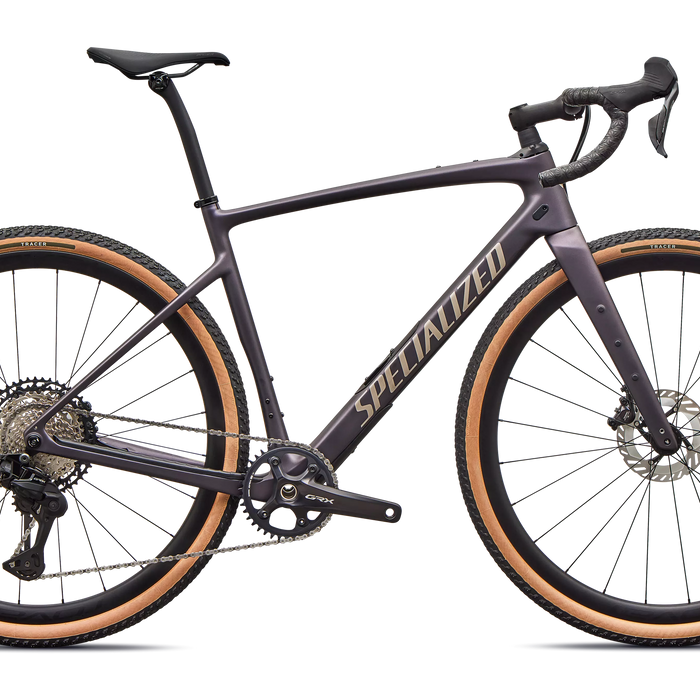 2026 Specialized Diverge 4 Expert Shimano GRX Di2 Carbon Gravel Bike in Nebula Metallic