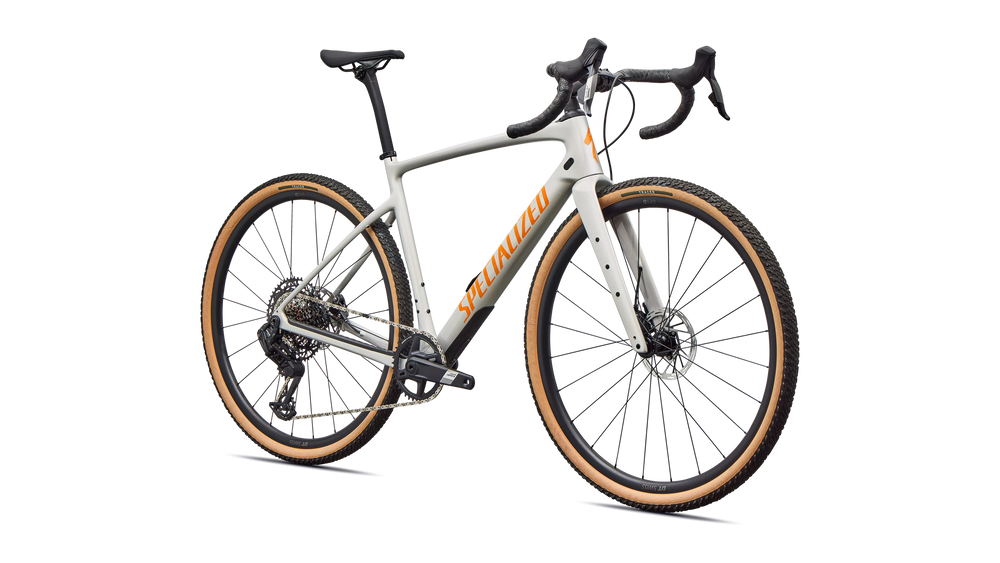 2026 Specialized Diverge 4 Comp Carbon SRAM Apex AXS Carbon Gravel Bike in Dolomite Metallic