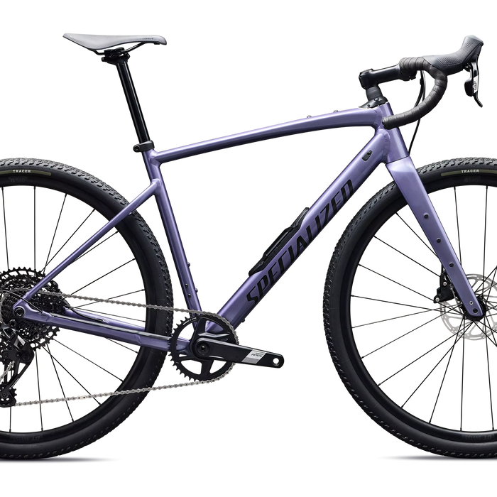 2026 Specialized Diverge 4 Comp Alloy SRAM Apex Gravel Bike in Gloss Mauve Metallic