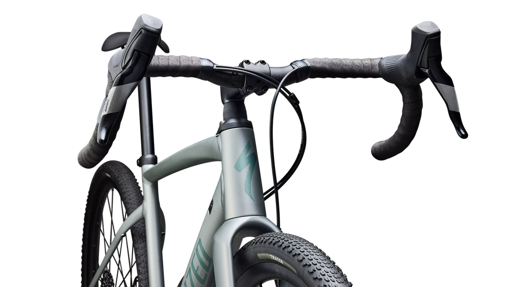 2026 Specialized Diverge 4 Comp Alloy SRAM Apex Gravel Bike in Satin Shadow Silver