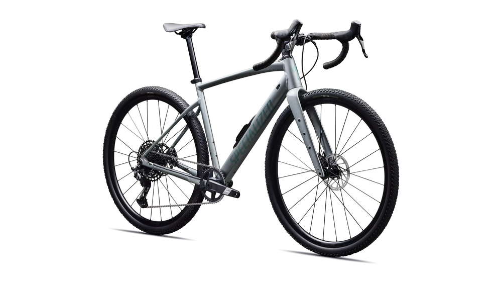 2026 Specialized Diverge 4 Comp Alloy SRAM Apex Gravel Bike in Satin Shadow Silver