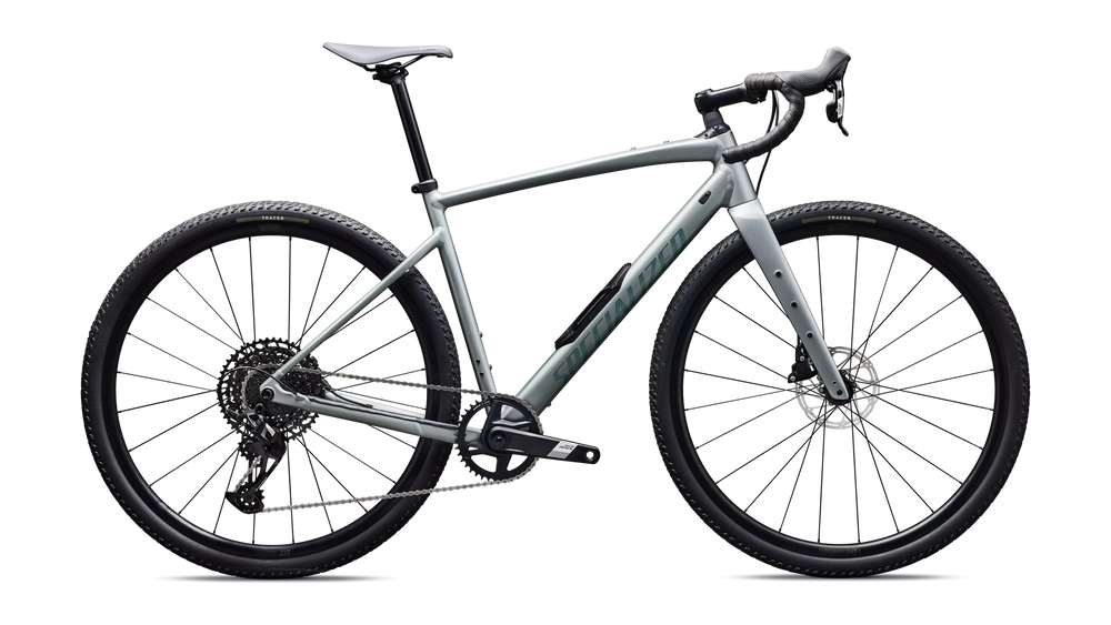 2026 Specialized Diverge 4 Comp Alloy SRAM Apex Gravel Bike in Satin Shadow Silver