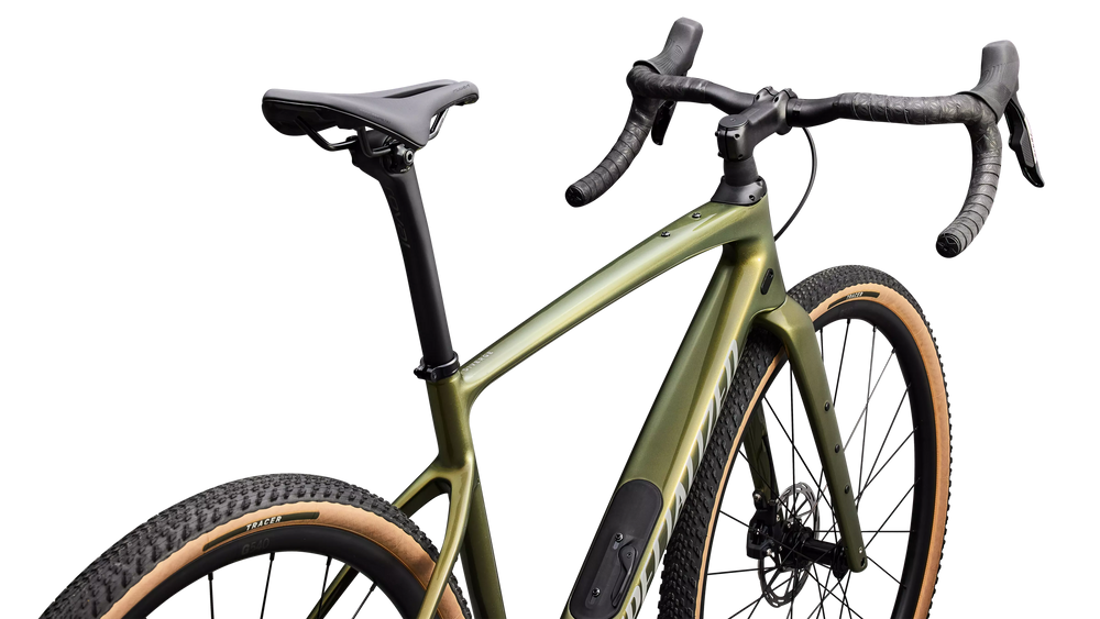 2026 Specialized Diverge 4 Comp Carbon SRAM Apex AXS Gravel Bike in Laurel Green Metallic
