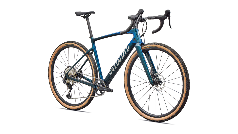 2026 Specialized Diverge 4 Sport Carbon Shimano GRX 600 Carbon Gravel Bike in Emerald Metallic