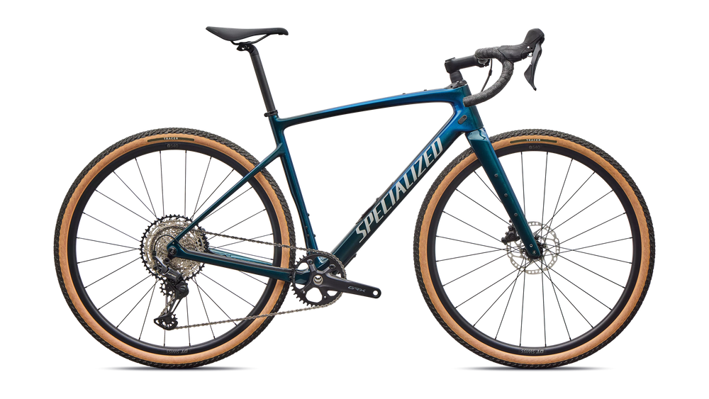 2026 Specialized Diverge 4 Sport Carbon Shimano GRX 600 Carbon Gravel Bike in Emerald Metallic