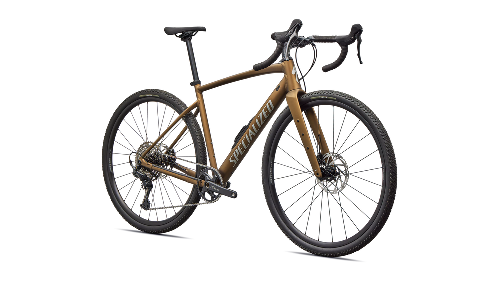 2026 Specialized Diverge 4 Sport Alloy Shimano CUES Gravel Bike in Satin Burnt Gold Metallic