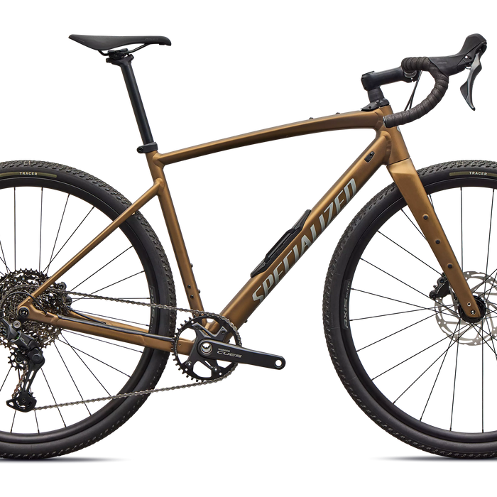 2026 Specialized Diverge 4 Sport Alloy Shimano CUES Gravel Bike in Satin Burnt Gold Metallic