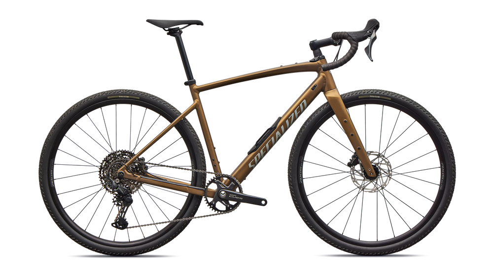 2026 Specialized Diverge 4 Sport Alloy Shimano CUES Gravel Bike in Satin Burnt Gold Metallic