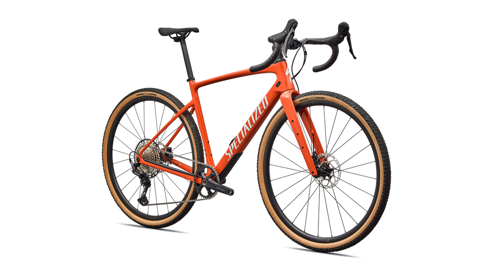 2026 Specialized Diverge 4 Sport Carbon Shimano GRX 600 Carbon Gravel Bike in Deep Orange