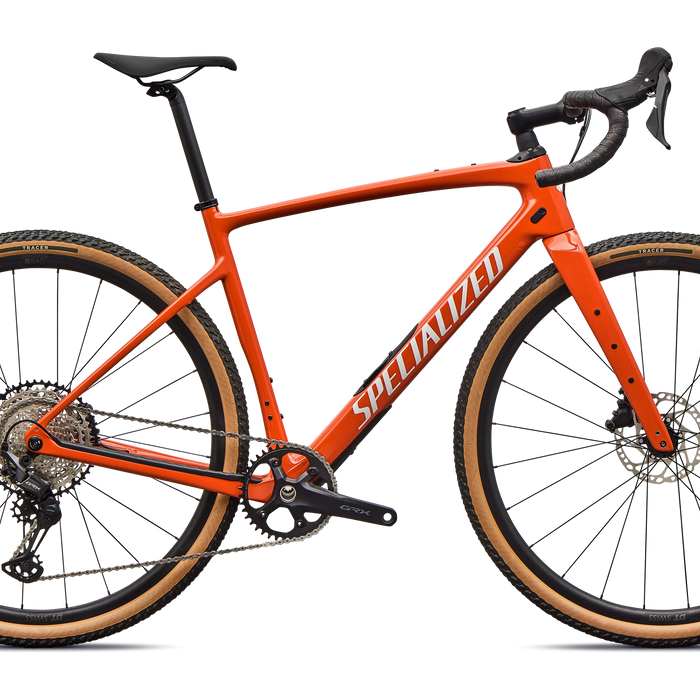2026 Specialized Diverge 4 Sport Carbon Shimano GRX 600 Carbon Gravel Bike in Deep Orange