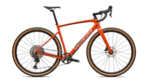 2026 Specialized Diverge 4 Sport Carbon Shimano GRX 600 Carbon Gravel Bike in Deep Orange