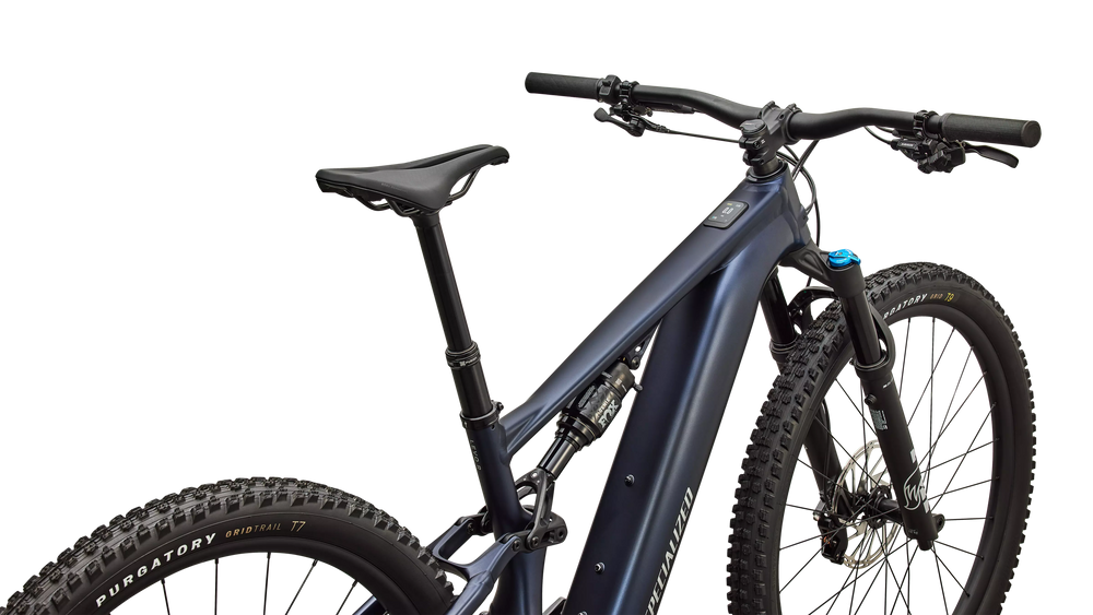 2026 Specialized Turbo Levo R Comp Alloy Electric Mountain Bike in Satin Metallic Deep Marine