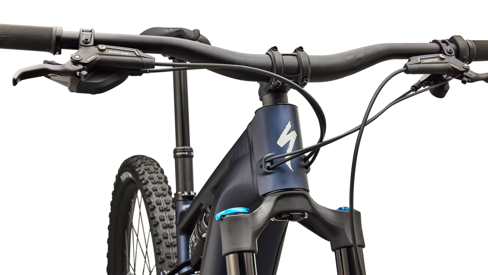 2026 Specialized Turbo Levo R Comp Alloy Electric Mountain Bike in Satin Metallic Deep Marine